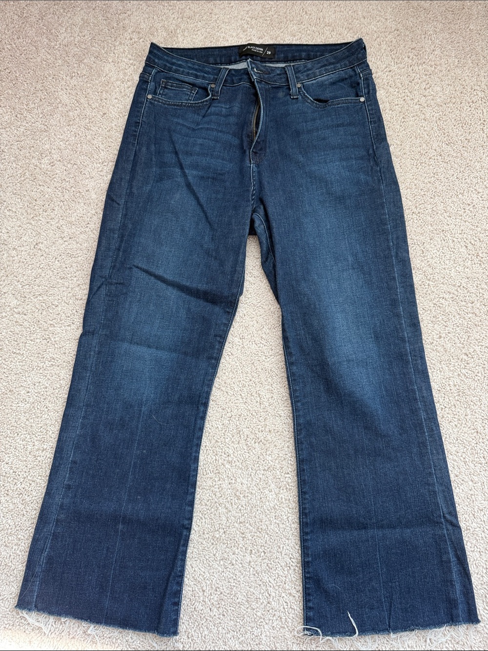 Just Black Women's Dark Blue Wide-Leg Jeans